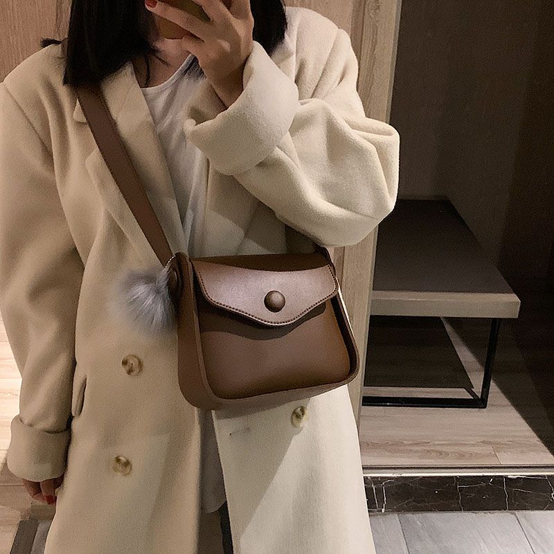 Almeda Dames Mini Kunstleren Crossbody Handtas - Zwart