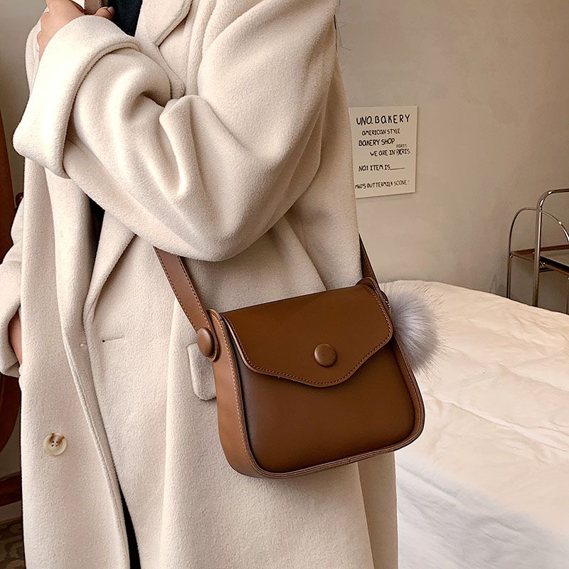 Almeda Dames Mini Kunstleren Crossbody Handtas - Zwart
