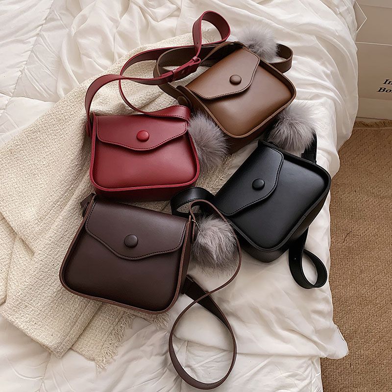 Almeda Dames Mini Kunstleren Crossbody Handtas - Zwart