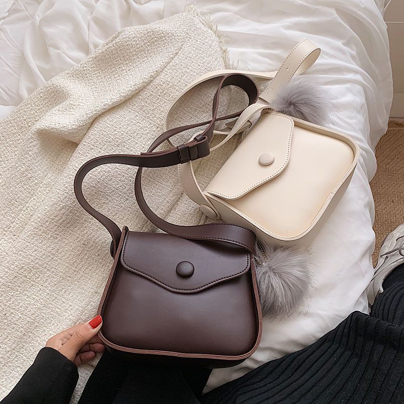 Almeda Dames Mini Kunstleren Crossbody Handtas - Zwart