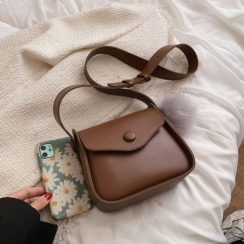 Almeda Dames Mini Kunstleren Crossbody Handtas - Zwart