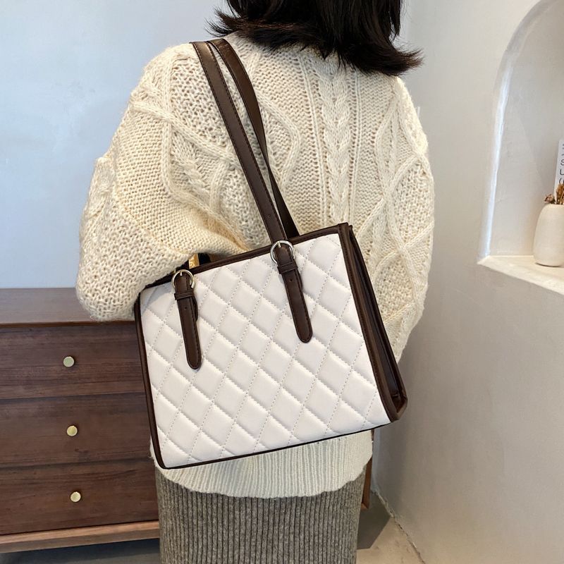 Almendra Dames Luxe Handtas - Koffie
