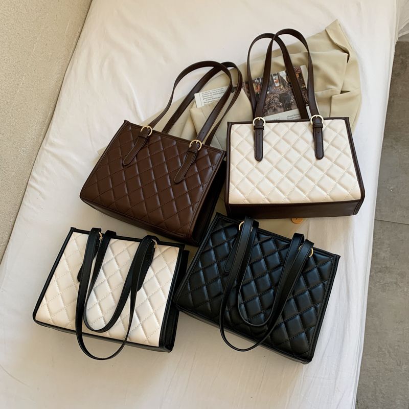 Almendra Dames Luxe Handtas - Koffie
