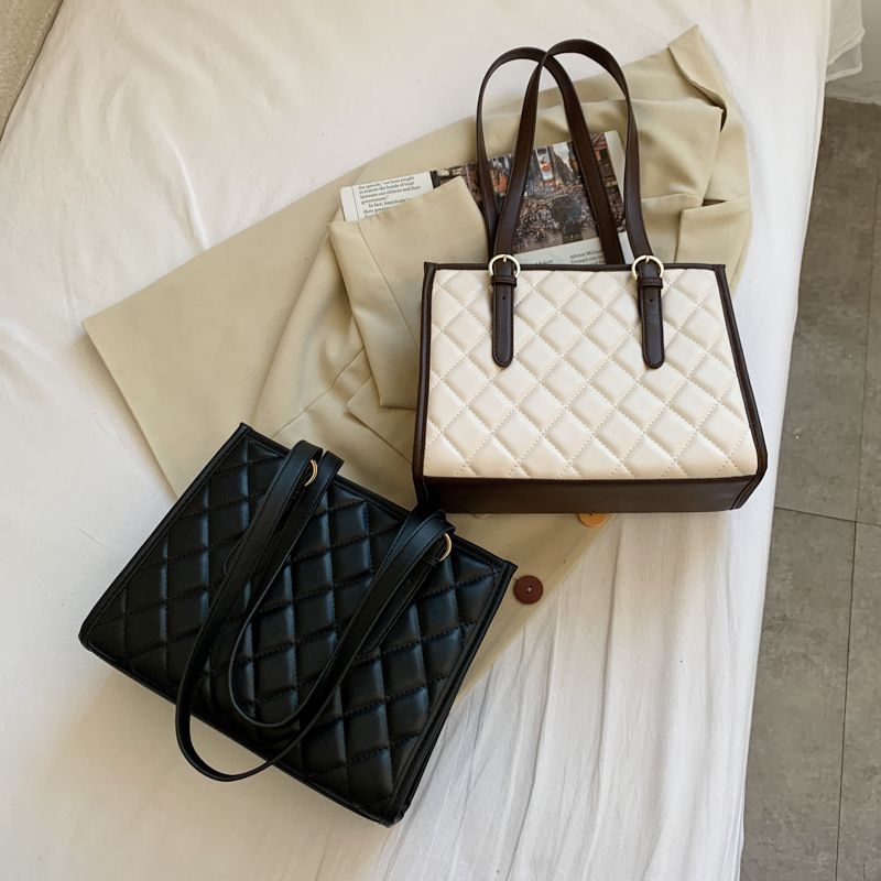 Almendra Dames Luxe Handtas - Koffie