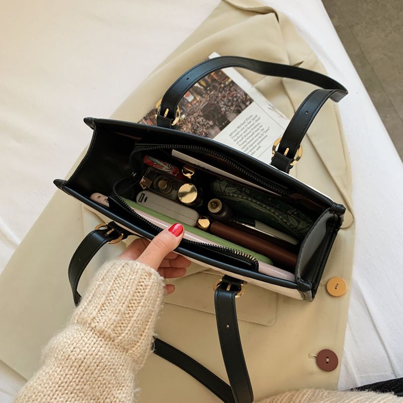 Almendra Dames Luxe Handtas - Koffie