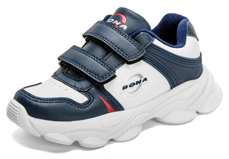 Almir Jongens Casual Sneaker - Marineblauw