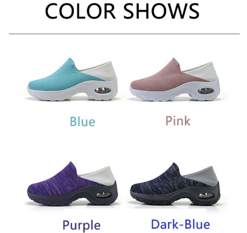 Alodi Dames Sneaker Slip-on Zwarte Schoenen - Zwart