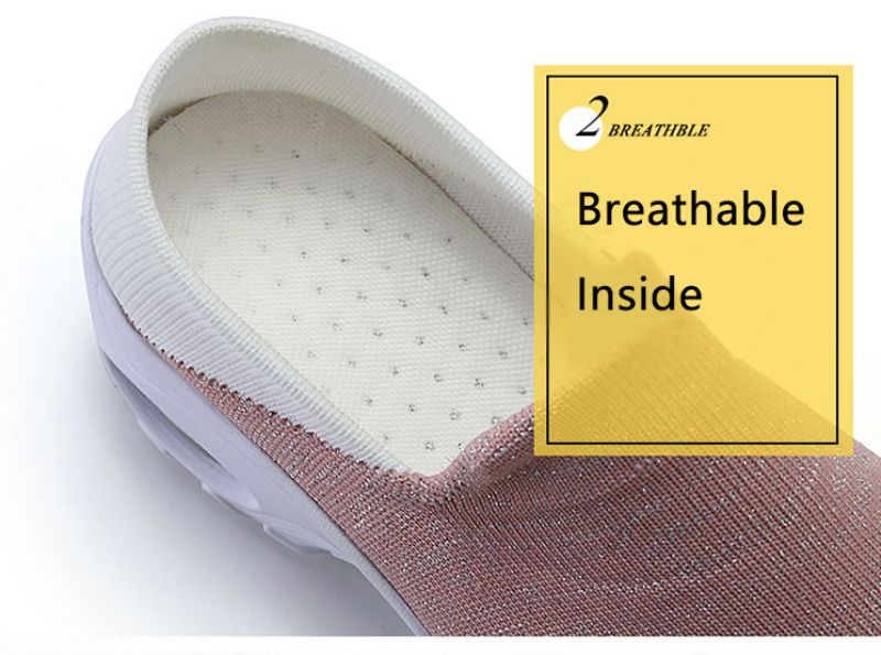 Alodi Dames Sneaker Slip-on Zwarte Schoenen - Zwart