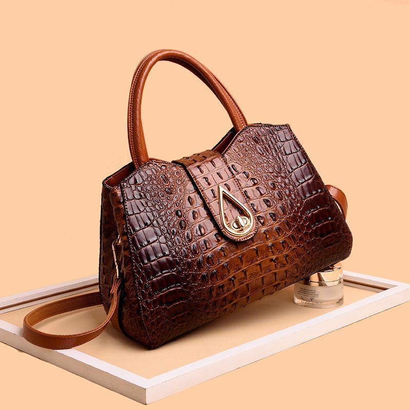 Alondra Dames Grote Luxe Designer Handtas - Geel