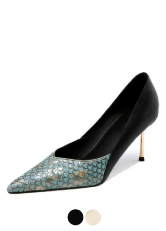 Alondra Leren Puntige Jurk Pumps