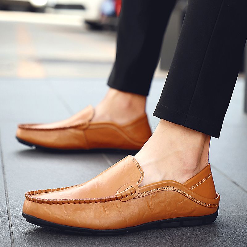 Alonzo Heren Loafers Casual Schoenen - Zwart