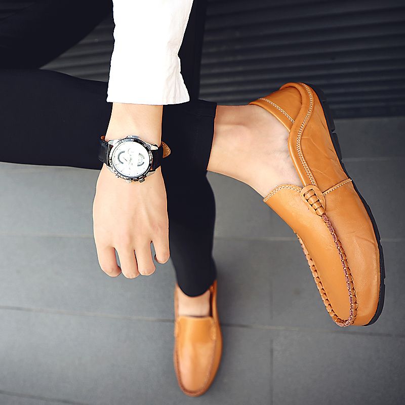 Alonzo Heren Loafers Casual Schoenen - Zwart