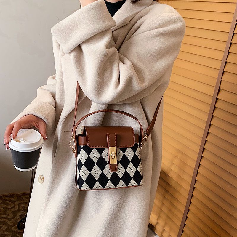 Alpe Dames Mini Leren Crossbody Handtas - Zwart