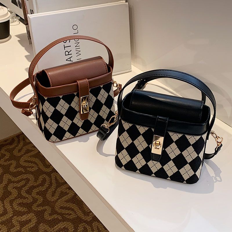 Alpe Dames Mini Leren Crossbody Handtas - Zwart
