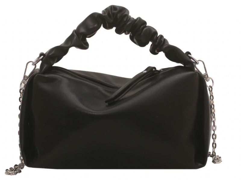 Alpes Dames Kleine Leren Crossbody Handtas - Zwart