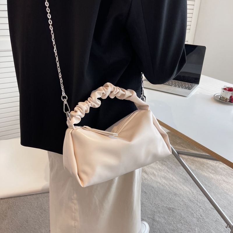 Alpes Dames Kleine Leren Crossbody Handtas - Zwart