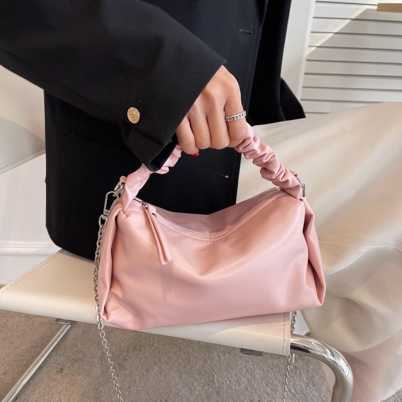 Alpes Dames Kleine Leren Crossbody Handtas - Zwart