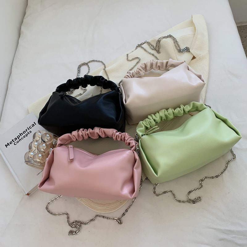 Alpes Dames Kleine Leren Crossbody Handtas - Zwart