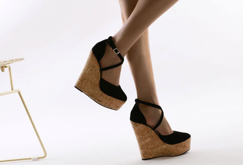 Alquila Wedges - Zwart