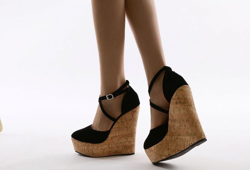 Alquila Wedges - Zwart