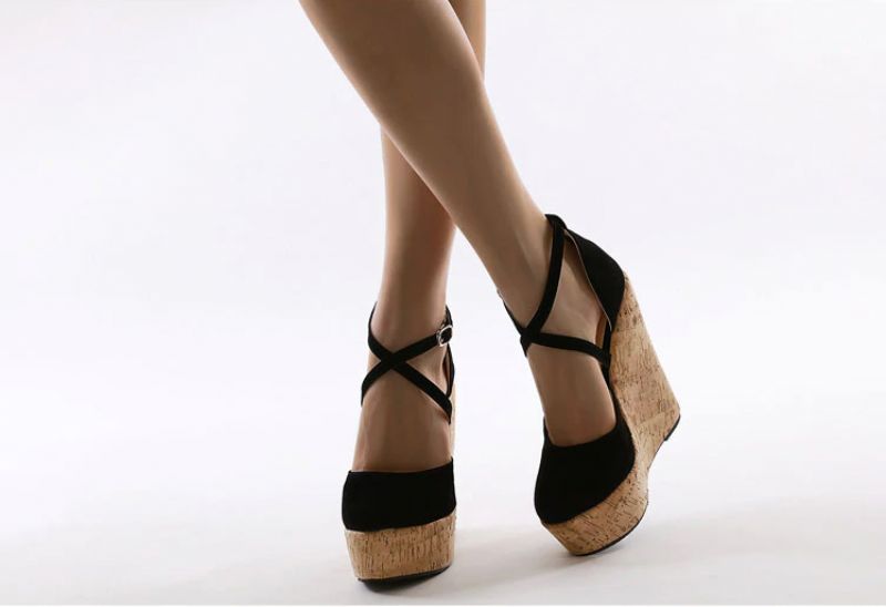 Alquila Wedges - Zwart