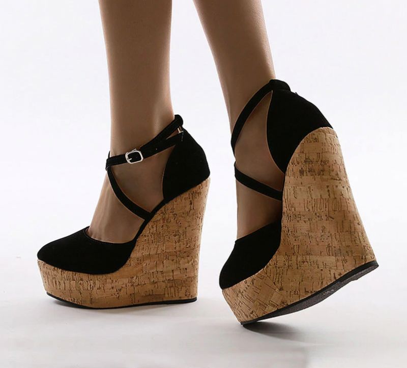Alquila Wedges - Zwart