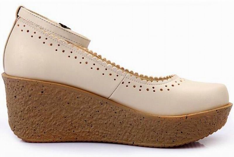 Altamira Dames Wedge Platform Schoenen - Khaki