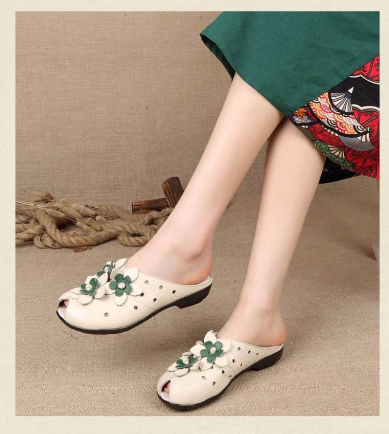 Alucena Dames Muiltjes - Beige