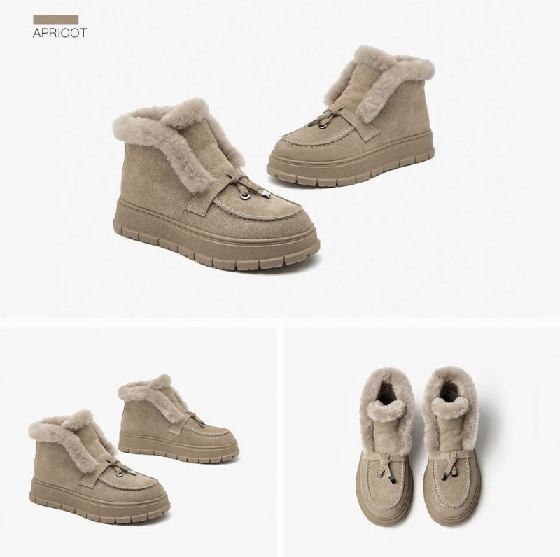 Alucena Dames Snowboots - Abrikoos