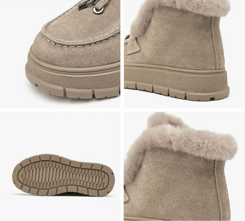 Alucena Dames Snowboots - Abrikoos