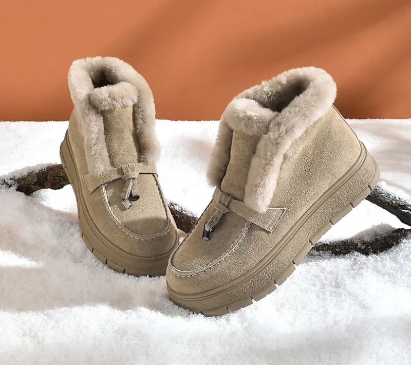 Alucena Dames Snowboots - Abrikoos
