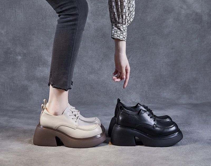 Aluna Dames Platform - Zwart