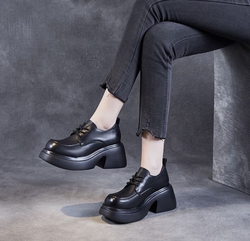 Aluna Dames Platform - Zwart