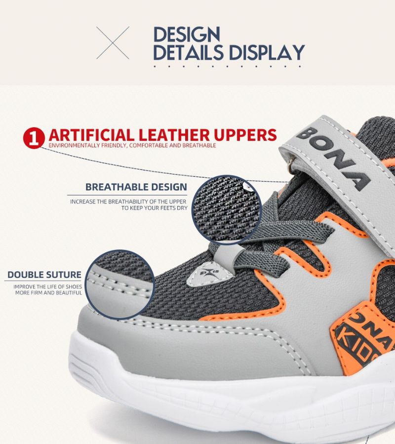 Alvar Hardloopschoenen Voor Jongens - Grijs