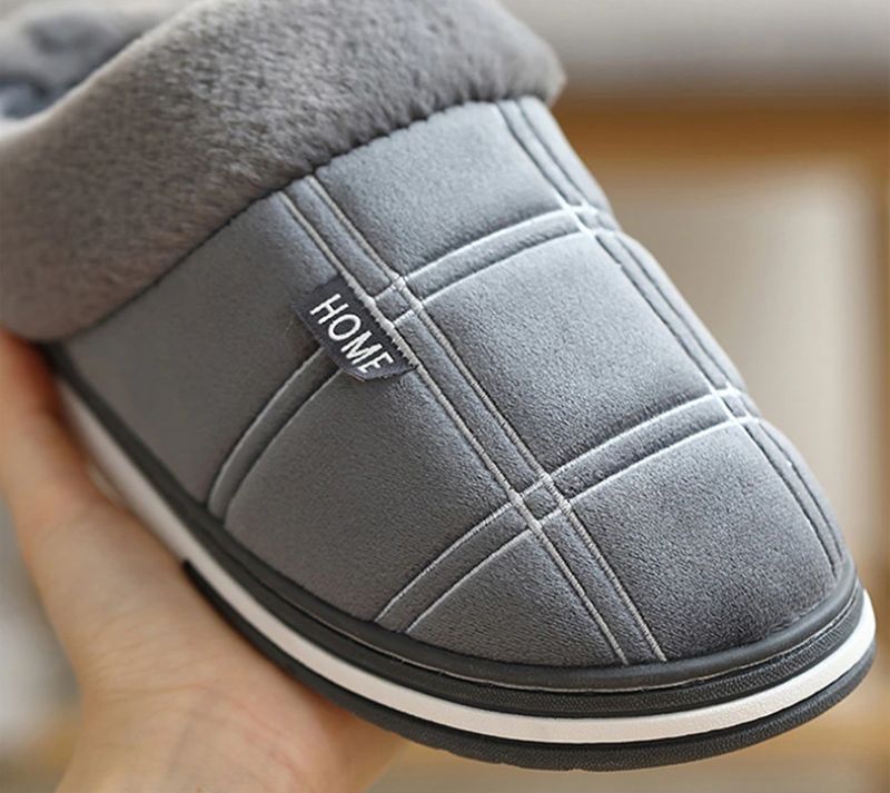 Alvis Heren Winter Pantoffels - Grijs