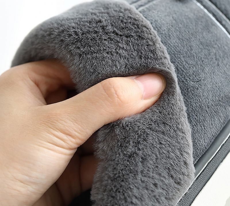 Alvis Heren Winter Pantoffels - Grijs