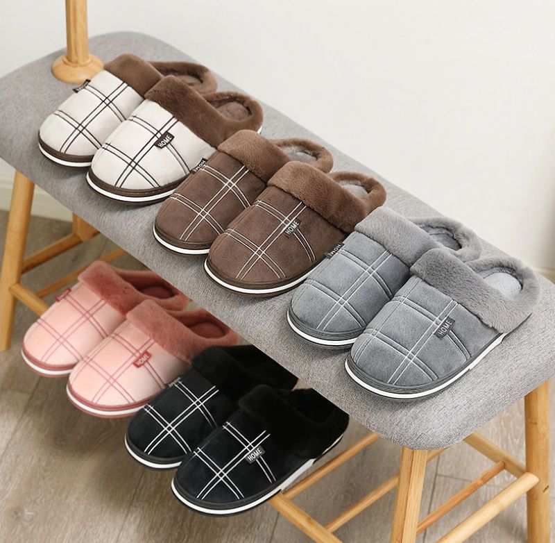 Alvis Heren Winter Pantoffels - Grijs