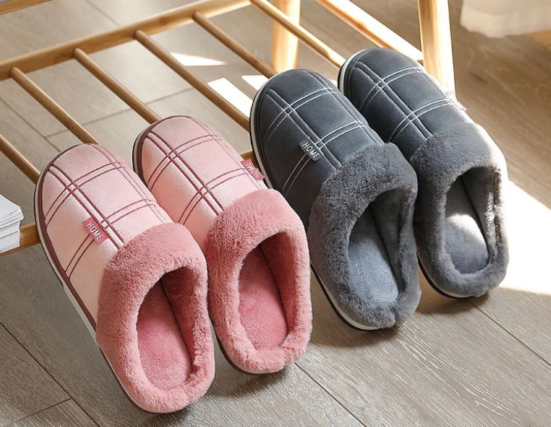 Alvis Heren Winter Pantoffels - Grijs