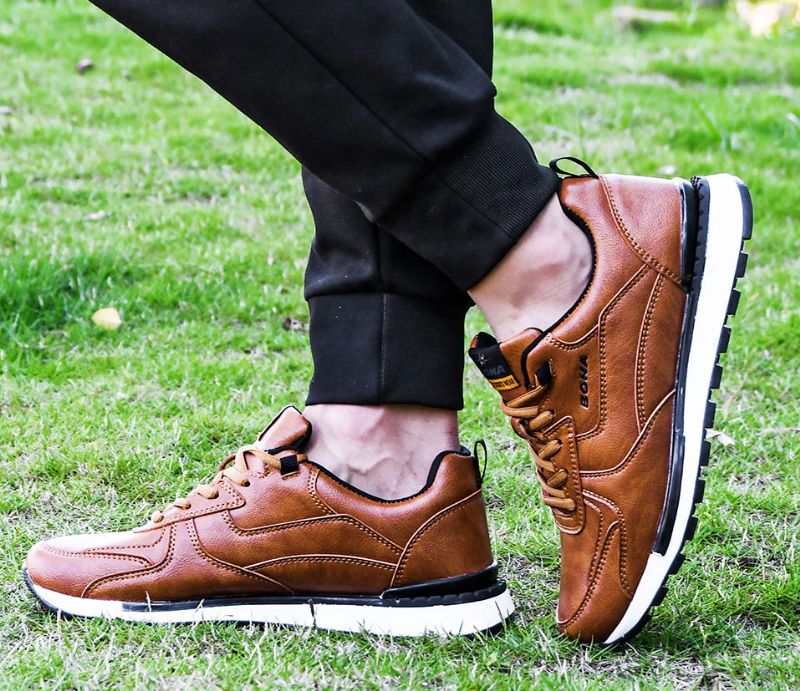 Aly Heren Casual Sneakers - Bruin