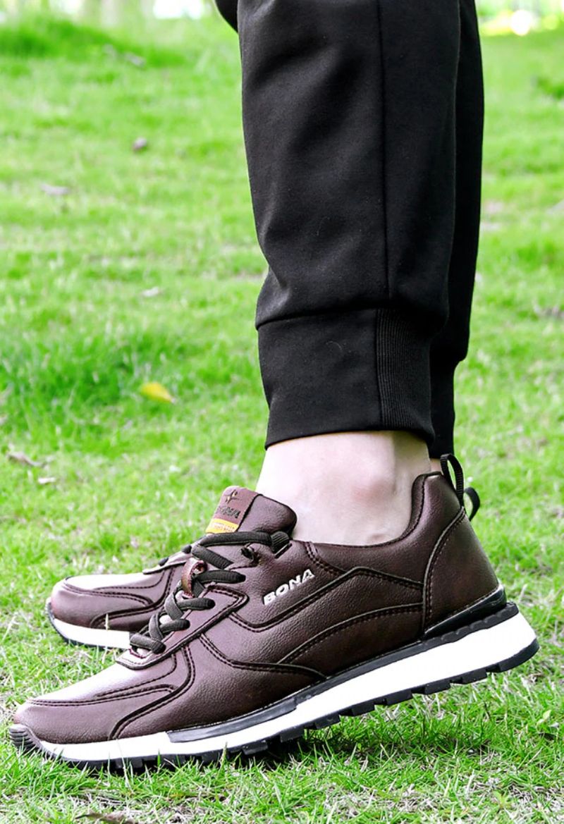 Aly Heren Casual Sneakers - Bruin