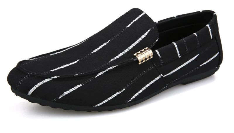 Amadeo Heren Loafers Casual Schoenen - Zwart