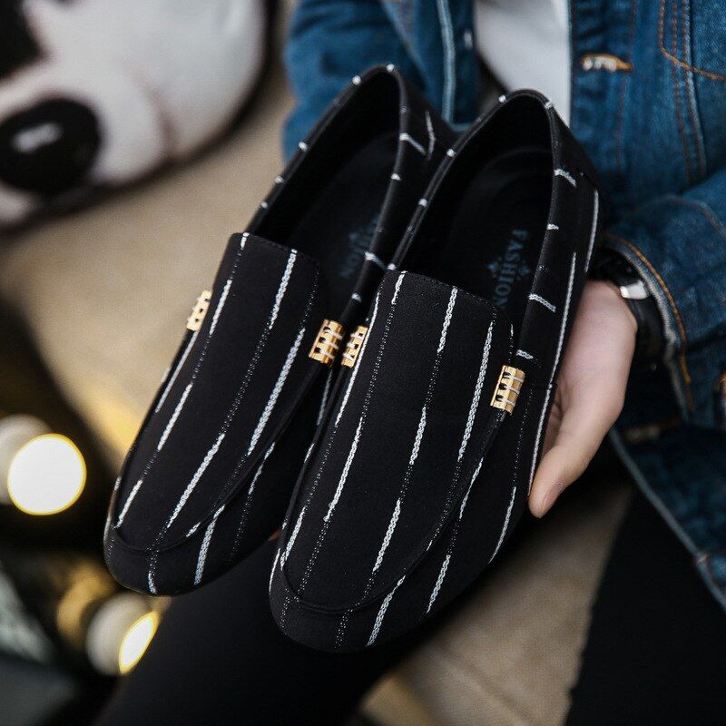 Amadeo Heren Loafers Casual Schoenen - Zwart