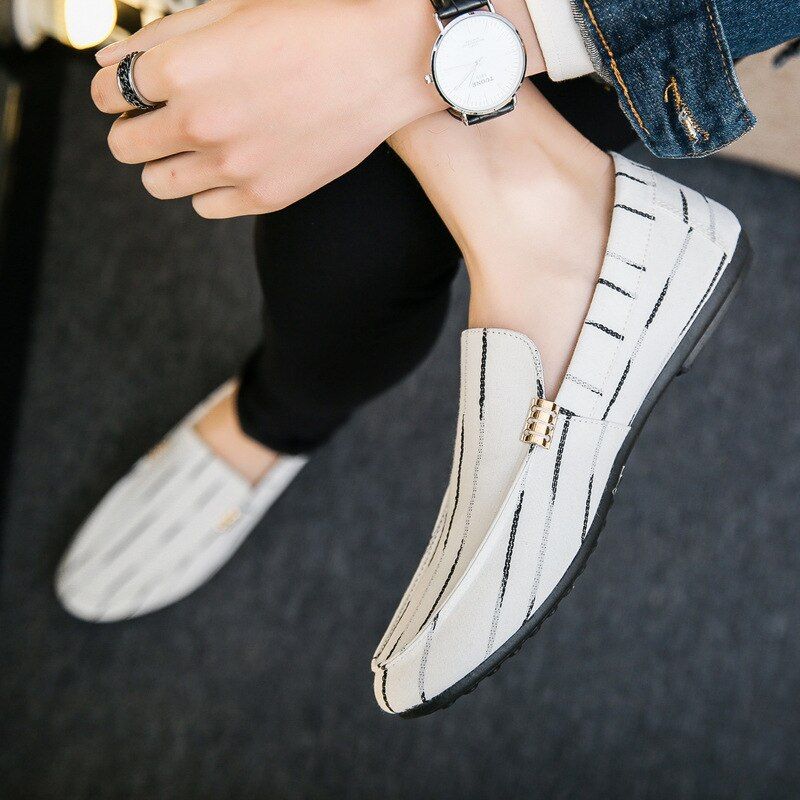 Amadeo Heren Loafers Casual Schoenen - Zwart