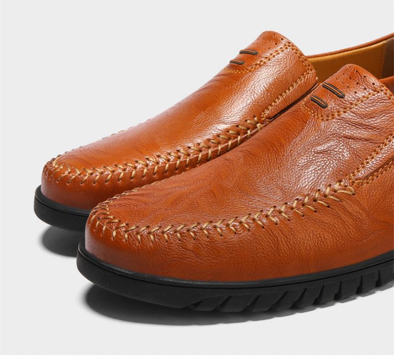 Amadeo Heren Loafers Geklede Schoenen - Zwart