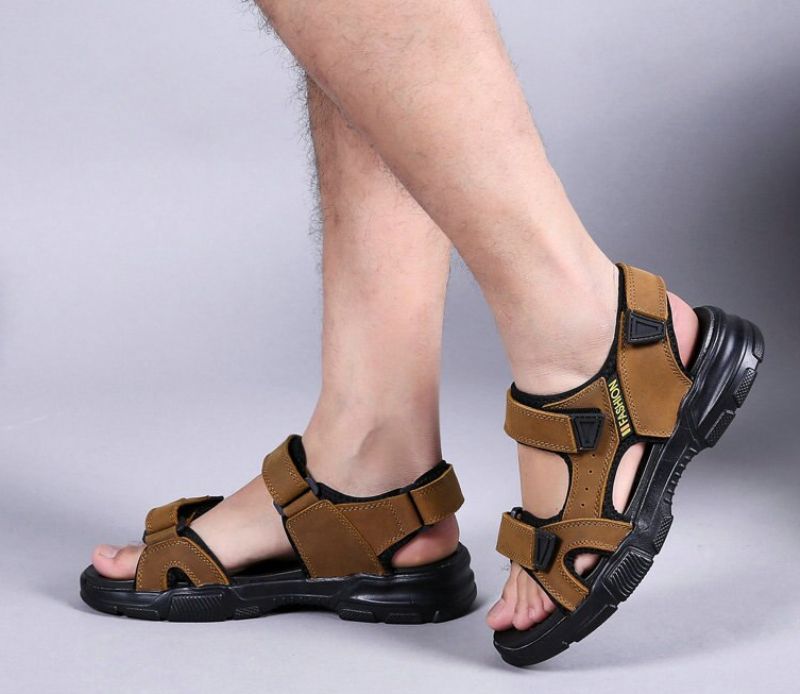 Amador Heren Sandalen - Bruin