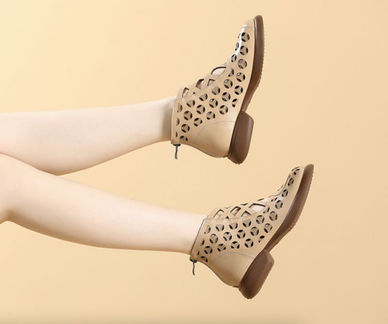 Amaloa Dames Sandaal - Beige