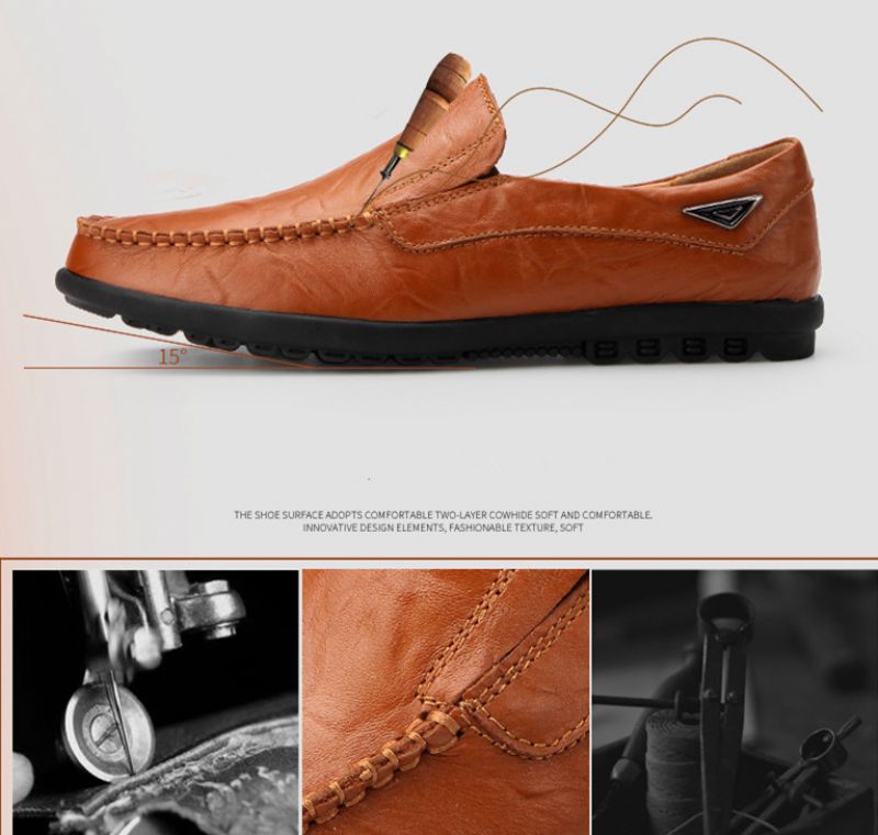 Amando Heren Loafers Geklede Schoenen - Zwart