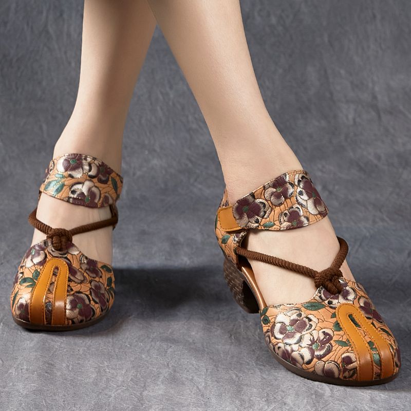 Amarantha Dames Sandalen Zomer Print - Zwart