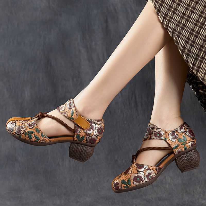 Amarantha Dames Sandalen Zomer Print - Zwart