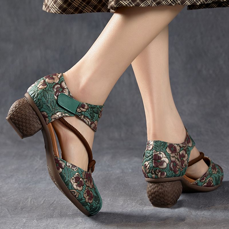 Amarantha Dames Sandalen Zomer Print - Zwart